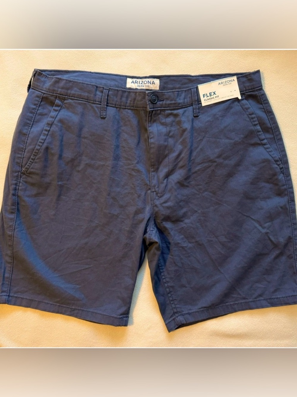 Arizona Men’s Navy Blue Shorts sz 38 NWT Flex Classic Fit